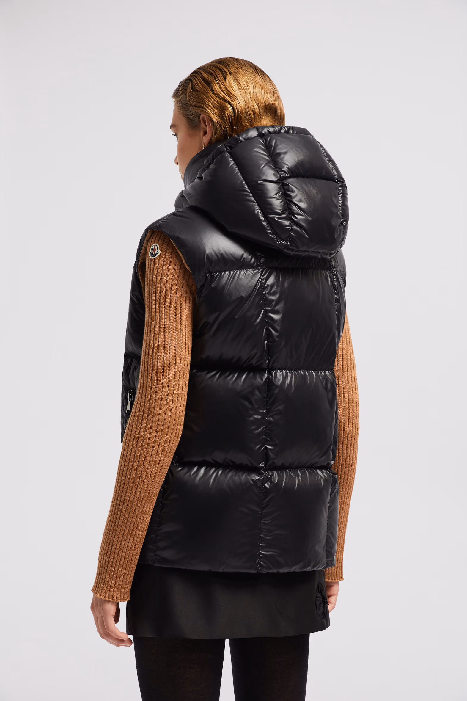 Doudoune sans manches Luzule à capuche Femmes Noir Moncler 5